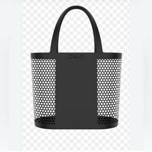 QALO Black Perforated Tote